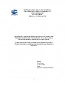 GESTIÓN DE CALIDAD DE RESTAURANTES EN EL MARCO DEL TURISMO SUSTENTABLE Y ECOLÓGICO