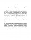 Analisis de modelos matematicos web hosting