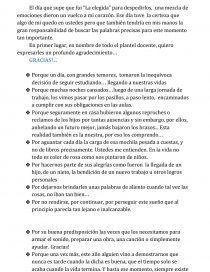 En primer lugar, en nombre de todo el plantel docente, quiero expresarles un profundo agradecimiento. Página 1
