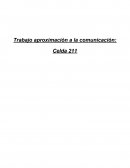Trabajo aproximación a la comunicación: