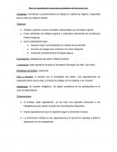 Contenido: normativas y procedimientos de trabajo en materia de higiene y seguridad para el área de material rodante.