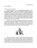 Ejemplo de una gran carta de patrocinio