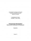 Determinación y Estimados de Presupuestos