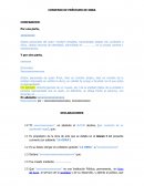 COMPARECEN: CONVENIO DE PRÉSTAMO DE OBRA