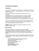 Como es que actua el Termometro ambiente