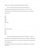 PROYECTOS – EJERCICIO ESTUDIOS DE MERCADOS Y TÉCNICO