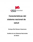 Caracteriticas del sistema nacional de salud- Definición.