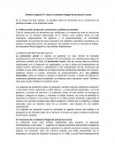 Síntesis Capítulo IV: Hacia un sistema integral de protección social