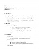 CARÁCTER DE LA CLASE: Enseñanza - Aprendizaje
