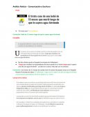 Análisis Noticia – Comunicación y Escritura