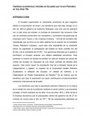 Un Ensayo del inicio de la época económica en Ecuador por el boom petrolero