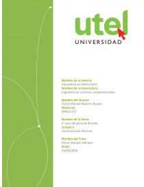 Ingeniería en sistemas computacionales Competencias Gerenciales. Página 1