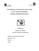 FACULTAD DE ENFERMERÍA MATERIA: EPIDEMIOLOGÍA SOCIAL