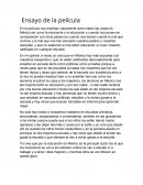 Ensayo de la película. Сomo están las cosas en México así como la economía y la educación