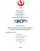 Analisis de la situación actual de la cartera de clientes y/o usuarios de compra de deuda del Banco BCP