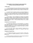 PROCEDIMIENTO PARA DETERMINAR PLANES DE MUESTREO