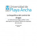 La biopolitica en el uso de drogas