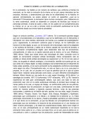 ENSAYO SOBRE LA HISTORIA DE LA ANIMACIÓN