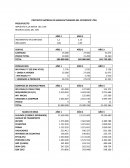 Informe financiero PROYECTO EMPRESA DE MANUFACTURADOS DEL OCCIDENTE LTDA