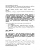 Sistema monetario internacional. Tipo de cambio fijo