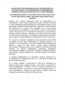 APLICACIÓN DE TOPOLOGÍA MOLECULAR A LA PREDICCIÓN DE LA ACTIVIDAD FRENTE A TRYPANOSOMA BRUCEI RHODESIENSE DE COMPUESTOS BICÍCLICOS DERIVADOS DE LA 4-METILPIPERAZINA