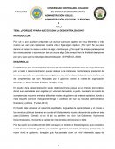 POR QUÉ Y PARA QUÉ ESTUDIA LA DESCENTRALIZACIÓN