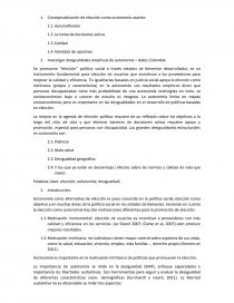Conceptualización de elección como autonomía. Página 1