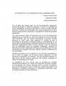 LA ESTADISTICA Y SU IMPORTANCIA EN LA ORGANIZACIÓN