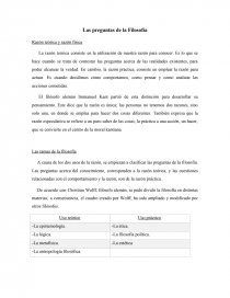 Las preguntas de la Filosofía. Página 1