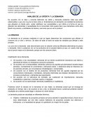 ANALISIS DE LA OFERTA Y LA DEMANDA Clasificación