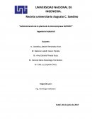 Administración de la planta de la microempresa NUTRIFIT