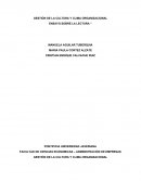 GESTIÓN DE LA CULTURA Y CLIMA ORGANIZACIONAL