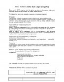 FICHA TÉCNICA: Gallina Semi Limpia (sin patas)