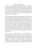Conflicto y negociación resumen