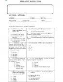 EDUCACION MATEMATICAS 2018