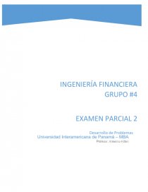 EXAMEN PARCIAL Nº 2. Página 1