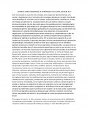 AVANCES COMO COMUNIDAD DE APRENDIZAJE EN LA ZONA ESCOLAR