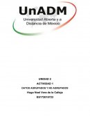 Actividad Datos agrupados y no agrupados