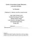 Práctica # 2: Método científico experimental
