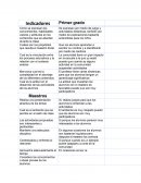Indicadores Primer grado