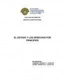 Como es que se da un El Estado y los Derechos por Principios