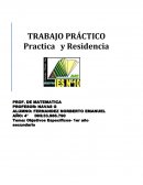 LA TAREA GF Objetivos Específicos- 1er año secundario