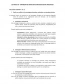 LECTURA II – DIFERENTES TIPOS DE ESTRATEGIAS DE NEGOCIOS