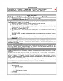 Control de versiones,necesidad insatisfecha en la línea de empaque actualmente instalada en Planta Suesca. Página 1
