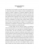 Democracia y Feminismo