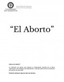 ¿Que es el aborto? La definición de aborto que propone la Organización Mundial de la Salud