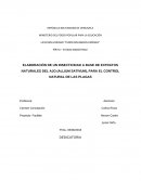 ELABORACIÓN DE UN INSECTICIDAD A BASE DE EXTRATOS NATURALES DEL AJO (ALLIUM SATIVUM), PARA EL CONTROL NATURAL DE LAS PLAGAS