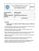 Defina: ¿Que es el método científico?