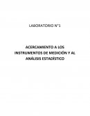 Acercamiento a los instrumentos de medición y al análisis estadístico
