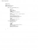 Materia: Programación